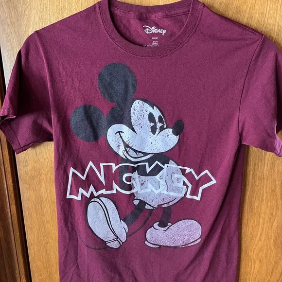 SOLD Distressed Mickey Mouse Shirt - Picture 2 of 4
